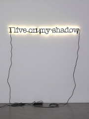 Untitled (I live on my shadow)